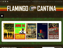 Tablet Screenshot of flamingocantina.com